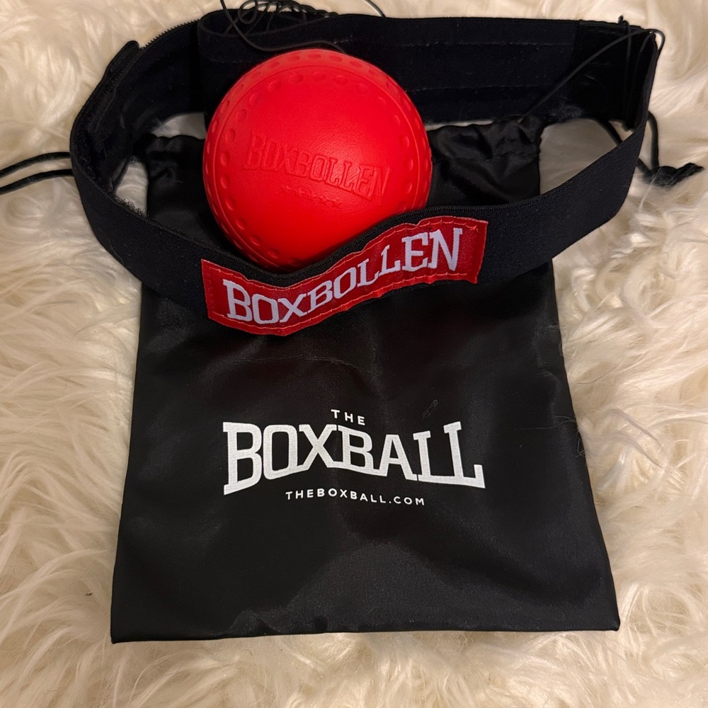 NWOT “The Boxball” Boxbollen Boxing Ball w/ Storage Bag